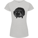 A Hedgehog Drawing Womens Petite Cut T-Shirt Sports Grey