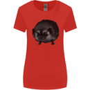 A Hedgehog Drawing Womens Wider Cut T-Shirt Red