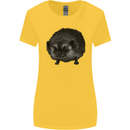 A Hedgehog Drawing Womens Wider Cut T-Shirt Yellow