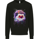 A Hedgehog Watercolour Kids Sweatshirt Jumper Black