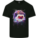 A Hedgehog Watercolour Kids T-Shirt Childrens Black