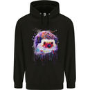 A Hedgehog Watercolour Mens Hoodie Black