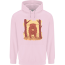 A Highland Cow Childrens Kids Hoodie Light Pink