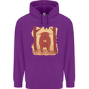 A Highland Cow Childrens Kids Hoodie Purple
