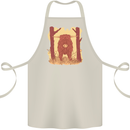 A Highland Cow Cotton Apron 100% Organic Natural
