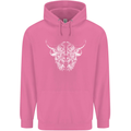 A Highland Cow Design Childrens Kids Hoodie Azalea