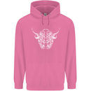 A Highland Cow Design Childrens Kids Hoodie Azalea