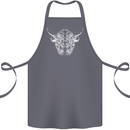 A Highland Cow Design Cotton Apron 100% Organic Steel