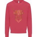 A Highland Cow Drawing Kids Sweatshirt Jumper Heliconia