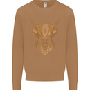 A Highland Cow Drawing Mens Sweatshirt Jumper Caramel Latte