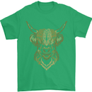 A Highland Cow Drawing Mens T-Shirt 100% Cotton Irish Green