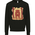 A Highland Cow Kids Sweatshirt Jumper Black