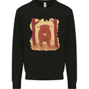 A Highland Cow Kids Sweatshirt Jumper Black