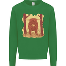 A Highland Cow Kids Sweatshirt Jumper Irish Green