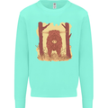 A Highland Cow Kids Sweatshirt Jumper Peppermint