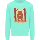 A Highland Cow Kids Sweatshirt Jumper Peppermint