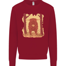 A Highland Cow Kids Sweatshirt Jumper Red