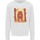 A Highland Cow Kids Sweatshirt Jumper White
