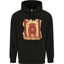 A Highland Cow Mens 80% Cotton Hoodie Black