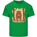 A Highland Cow Mens Cotton T-Shirt Tee Top Irish Green