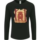 A Highland Cow Mens Long Sleeve T-Shirt Black