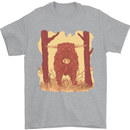 A Highland Cow Mens T-Shirt 100% Cotton Sports Grey