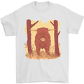 A Highland Cow Mens T-Shirt 100% Cotton White