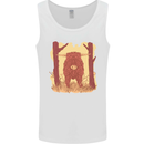A Highland Cow Mens Vest Tank Top White