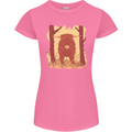 A Highland Cow Womens Petite Cut T-Shirt Azalea