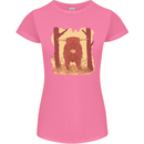 A Highland Cow Womens Petite Cut T-Shirt Azalea