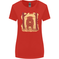 A Highland Cow Womens Wider Cut T-Shirt Red