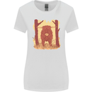 A Highland Cow Womens Wider Cut T-Shirt White