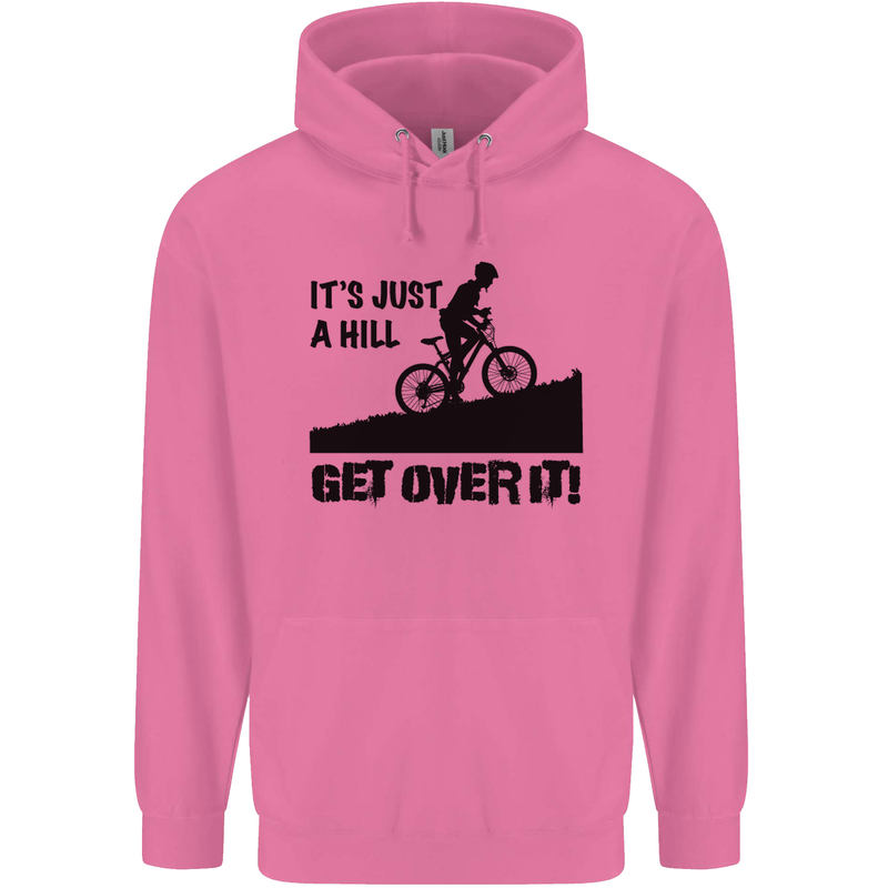 A Hill Get Over It Cycling Cyclist Funny Mens 80% Cotton Hoodie Azelea