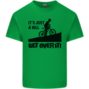 A Hill Get Over It Cycling Cyclist Funny Mens Cotton T-Shirt Tee Top Irish Green