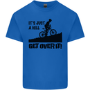 A Hill Get Over It Cycling Cyclist Funny Mens Cotton T-Shirt Tee Top Royal Blue