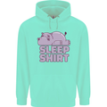 A Hippo Sleeping Shirt Hippomotamus Childrens Kids Hoodie Peppermint