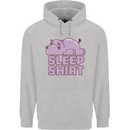 A Hippo Sleeping Shirt Hippomotamus Childrens Kids Hoodie Sports Grey