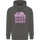 A Hippo Sleeping Shirt Hippomotamus Childrens Kids Hoodie Storm Grey