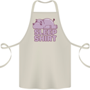 A Hippo Sleeping Shirt Hippomotamus Cotton Apron 100% Organic Natural