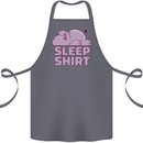 A Hippo Sleeping Shirt Hippomotamus Cotton Apron 100% Organic Steel