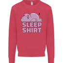 A Hippo Sleeping Shirt Hippomotamus Kids Sweatshirt Jumper Heliconia