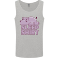 A Hippo Sleeping Shirt Hippomotamus Mens Vest Tank Top Sports Grey
