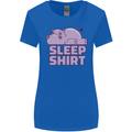 A Hippo Sleeping Shirt Hippomotamus Womens Wider Cut T-Shirt Royal Blue