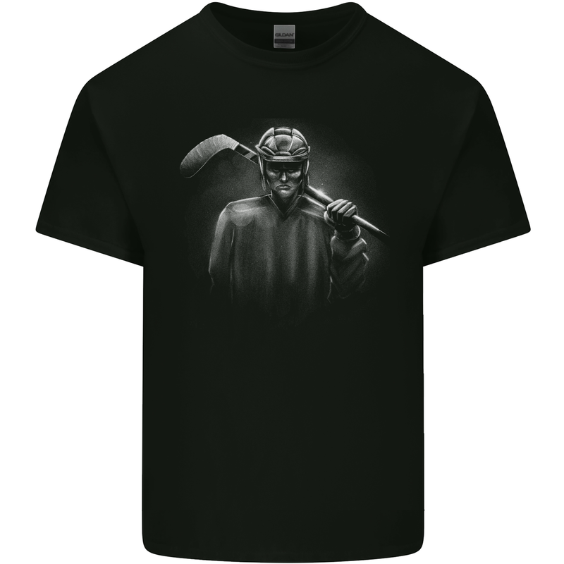 A Hockey Player Kids T-Shirt Childrens Black