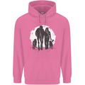 A Horse and Dogs Equestrian Riding Rider Childrens Kids Hoodie Azalea