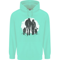 A Horse and Dogs Equestrian Riding Rider Childrens Kids Hoodie Peppermint