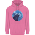 A Howling Wolf Full Moon Werewolves Childrens Kids Hoodie Azalea