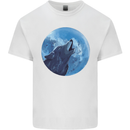 A Howling Wolf Full Moon Werewolves Mens Cotton T-Shirt Tee Top White