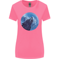 A Howling Wolf Full Moon Werewolves Womens Wider Cut T-Shirt Azalea