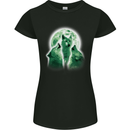 A Howling Wolf Pack Womens Petite Cut T-Shirt Black